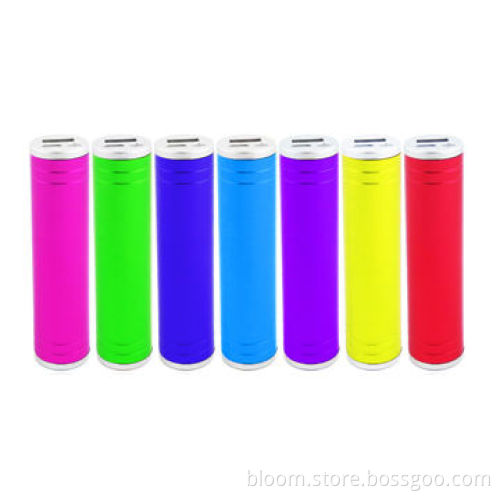 2,500mAh mobile phone power bank with metal aluminum alloy shell full capacity